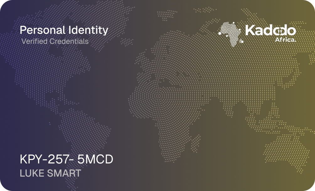 Individual Verification Card